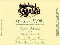 Barbera d'Alba Superiore Canova 2008, Ressia (Piedmont, Italy)