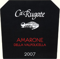 Amarone della Valpolicella 2007, Ca' Rugate (Veneto, Italia)