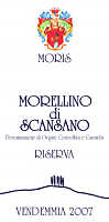 Morellino di Scansano Riserva 2007, Moris Farms (Toscana, Italia)