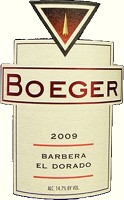 Barbera El Dorado 2008, Boeger (California, United States of America)