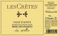 Valle d'Aosta Moscato Passito Les Abeilles 2008, Les Crêtes (Valle d'Aosta, Italia)