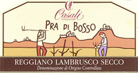 Reggiano Lambrusco Secco Pra di Bosso 2010, Casali Viticoltori (Emilia Romagna, Italy)