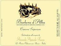 Barbera d'Alba Superiore Canova 2010, Ressia (Piedmont, Italy)