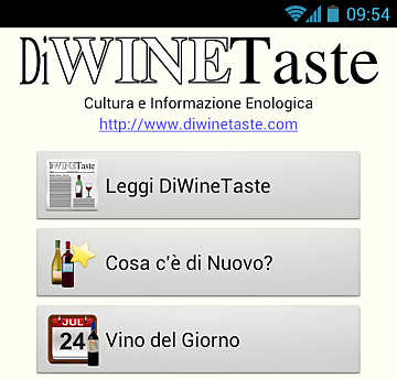 DiWineTaste Mobile: the Android
application. DiWineTaste always with you in your pocket!