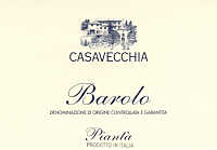 Barolo Piantà 2006, Casavecchia (Piemonte, Italia)