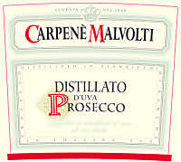 Distillato d'Uva Prosecco 2010, Carpenè Malvolti (Veneto, Italy)