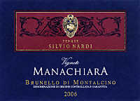 Brunello di Montalcino Vigneto Manachiara 2006, Tenute Silvio Nardi (Tuscany, Italy)