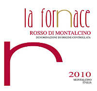 Rosso di Montalcino 2010, La Fornace (Toscana, Italia)
