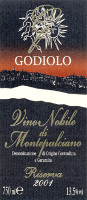 Vino Nobile di Montepulciano Riserva 2001, Godiolo (Tuscany, Italy)