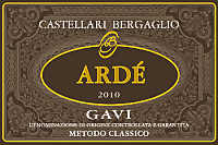 Gavi Spumante Metodo Classico Ardé 2010, Castellari Bergaglio (Piedmont, Italy)