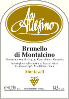 Brunello di Montalcino Montosoli 2009, Altesino (Tuscany, Italy)