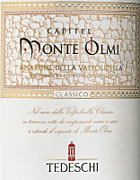 Amarone della Valpolicella Classico Capitel Monte Olmi 2008, Tedeschi (Veneto, Italia)