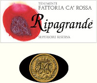 Sangiovese di Romagna Superiore Riserva Ripagrande 2007, Fattoria Ca' Rossa (Emilia Romagna, Italy)