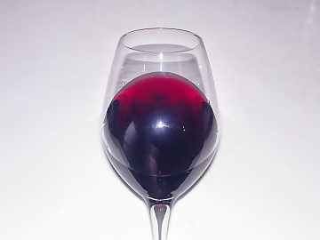 The color
of Lambrusco Grasparossa di Castelvetro and its purple nuance