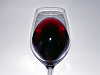 The color of Marzemino. At the edge of wine, near the opening of the glass, can be noticed its typical purple red color