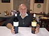 Carlo Casavecchia con i suoi Duca Enrico 2003 e Bianca di Valguarnera 2005