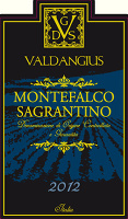 Montefalco Sagrantino 2012, Valdangius (Umbria, Italia)