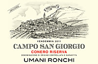 Conero Riserva Campo San Giorgio 2011, Umani Ronchi (Marche, Italia)