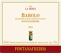 Barolo Vigna La Rosa 2012, Fontanafredda (Piemonte, Italia)