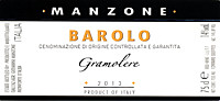 Barolo Gramolere 2013, Manzone Giovanni (Piedmont, Italy)