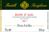 Diano d'Alba Sori del Sot Vigneto Autin Gross 2017, Fratelli Savigliano (Piemonte, Italia)