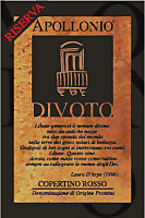 Copertino Rosso Riserva Divoto 2010, Apollonio (Apulia, Italy)