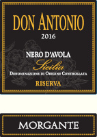 Sicilia Nero d'Avola Riserva Don Antonio 2016, Morgante (Sicily, Italy)