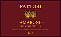 Amarone della Valpolicella Riserva 2016, Fattori (Veneto, Italia)