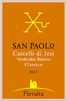 Castelli di Jesi Verdicchio Riserva Classico San Paolo 2017, Pievalta (Marches, Italy)