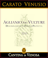 Aglianico del Vulture Superiore Carato Venusio 2013, Cantina di Venosa (Basilicata, Italy)