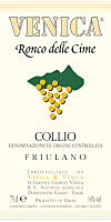 Collio Friulano Ronco delle Cime 2020, Venica (Friuli-Venezia Giulia, Italia)