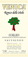 Collio Sauvignon Ronco delle Mele 2020, Venica (Friuli-Venezia Giulia, Italia)