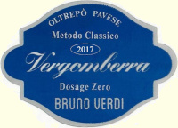 Oltrepo Pavese Metodo Classico Dosaggio Zero Vergomberra 2017, Bruno Verdi (Lombardia, Italia)