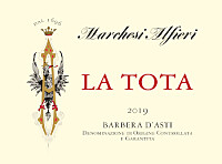 Barbera d'Asti La Tota 2019, Marchesi Alfieri (Piemonte, Italia)