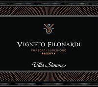 Frascati Superiore Riserva Vigneto Filonardi 2021, Villa Simone (Latium, Italy)