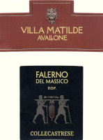 Falerno del Massico Rosso Collecastrese 2018, Villa Matilde Avallone (Campania, Italy)