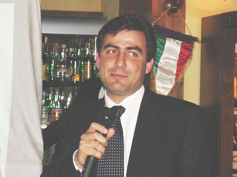 Dr. Paolo Trappolini, Avignonesi's wine maker, during his speech
