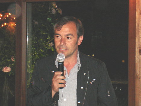 Dr. Roberto Corsetti during his speech