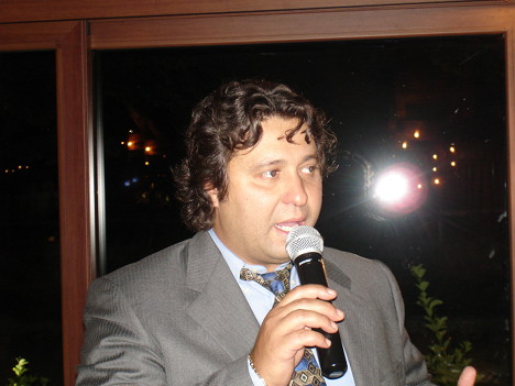 Paolo Carlo Ghislandi during one of his speeches