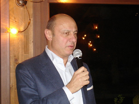 Dr. Sergio Zingarelli during one of his speeches