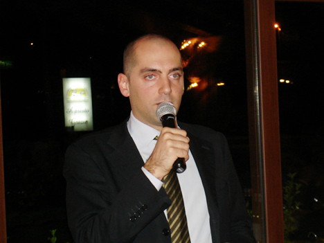 Dr. Francesco Zaganelli during one of his speeches