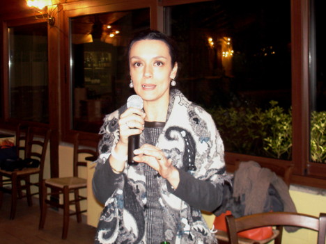 Dr. Paola Cocci Grifoni in one of her speeches