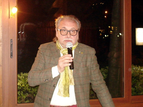 Massimo Masotti during one of his speeches