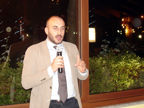 Lawyer Luigi Fineschi Pianigiani in one of his speeches