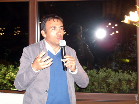 Sergio Ardito in one of his speeches