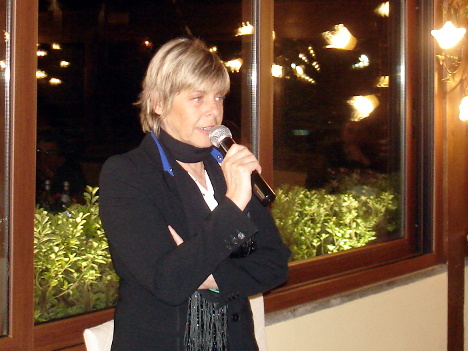 Maria Luisa Dalla Costa durante il suo intervento sul Valdobbiadene Prosecco Superiore