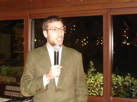 Dr. Gualberto Ricci Curbastro in one of his speeches