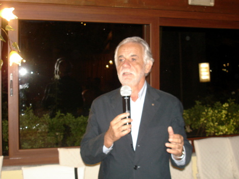 Dr. Paolo Endrici in one of his speeches