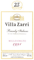 Brandy Italiano Millesimato 23 Anni 1991, Villa Zarri (Italia)