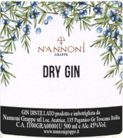Dry Gin, Nannoni (Italia)